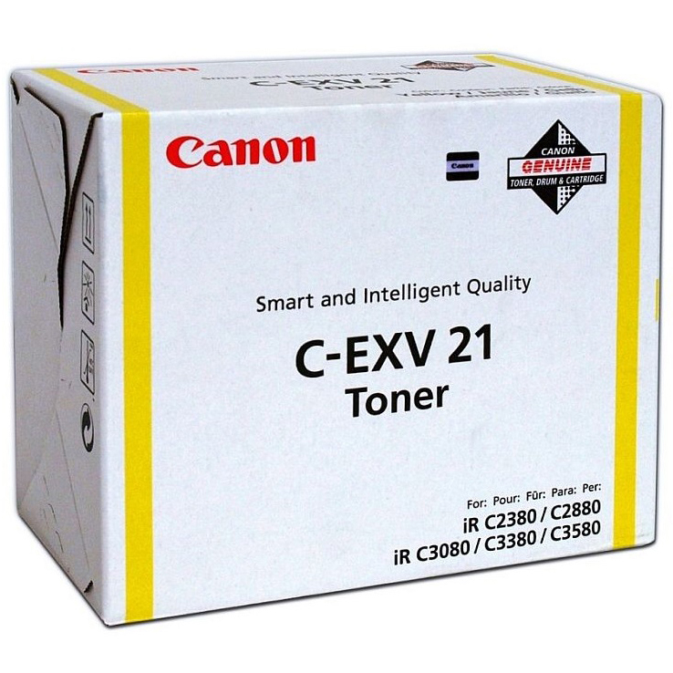Original Canon C-EXV21 Yellow Toner Cartridge (0455B002AA)