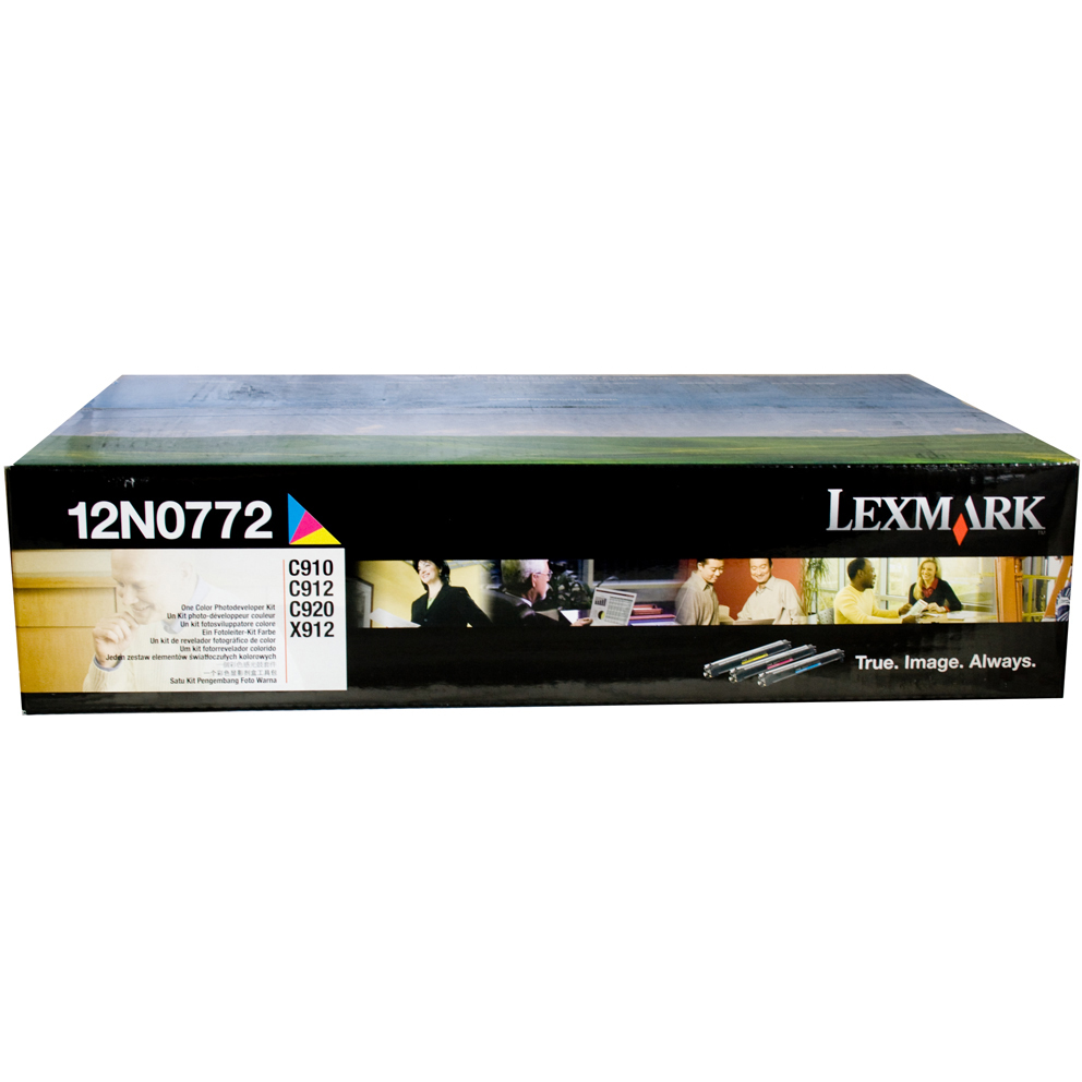 Original Lexmark 12N0772 Cyan Magenta Yellow Pack Photodeveloper Kit (12N0772)