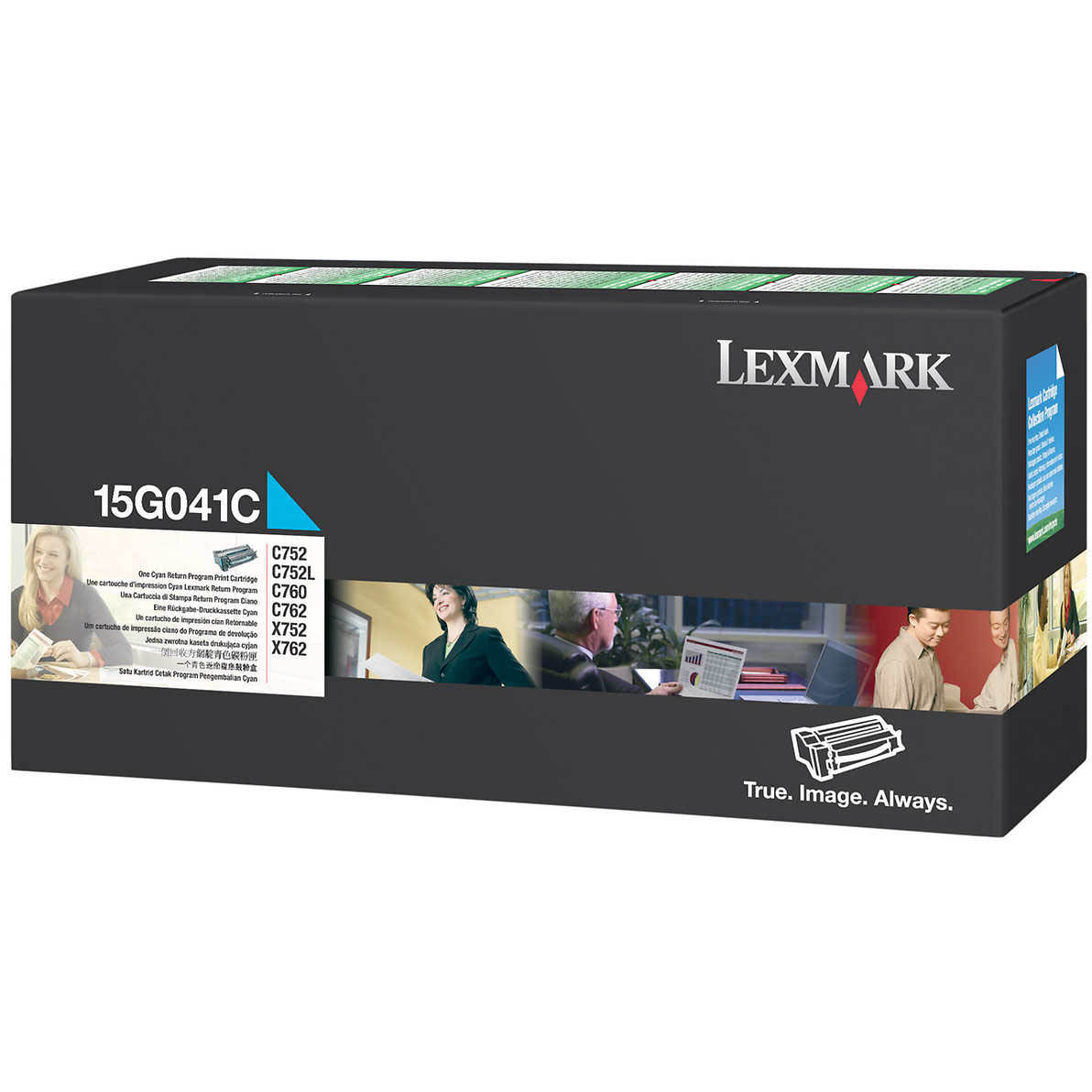 Original Lexmark 15G041C Cyan Toner Cartridge (15G041C)