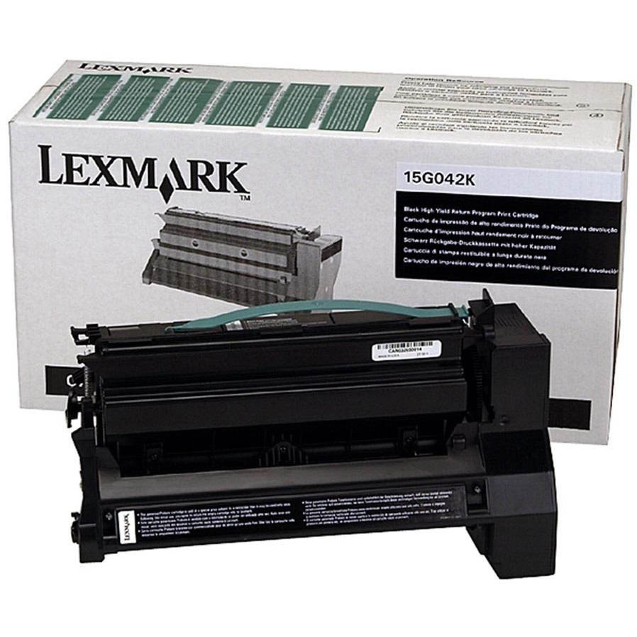 Original Lexmark 15G042K Black High Capacity Toner Cartridge (15G042K)