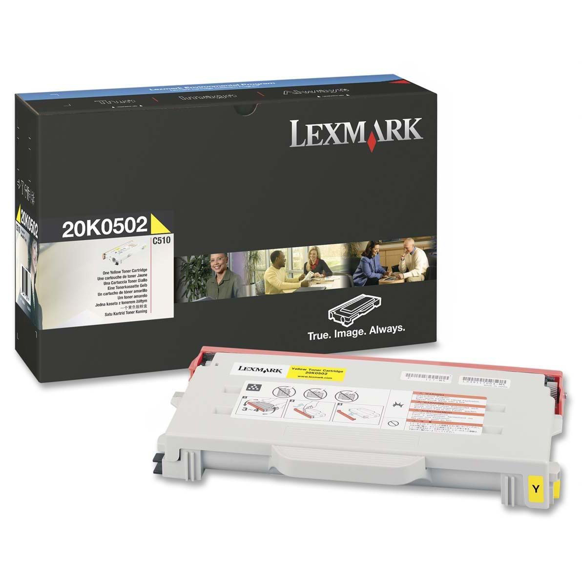 Original Lexmark 20K0502 Yellow Toner Cartridge (20K0502)