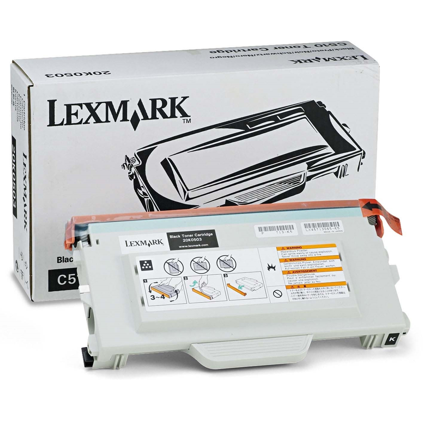 Original Lexmark 20K0503 Black Toner Cartridge (20K0503)