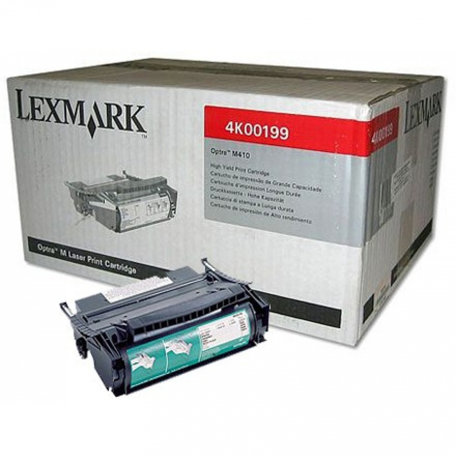Original Lexmark 4K00199 Black High Capacity Toner Cartridge (4K00199)