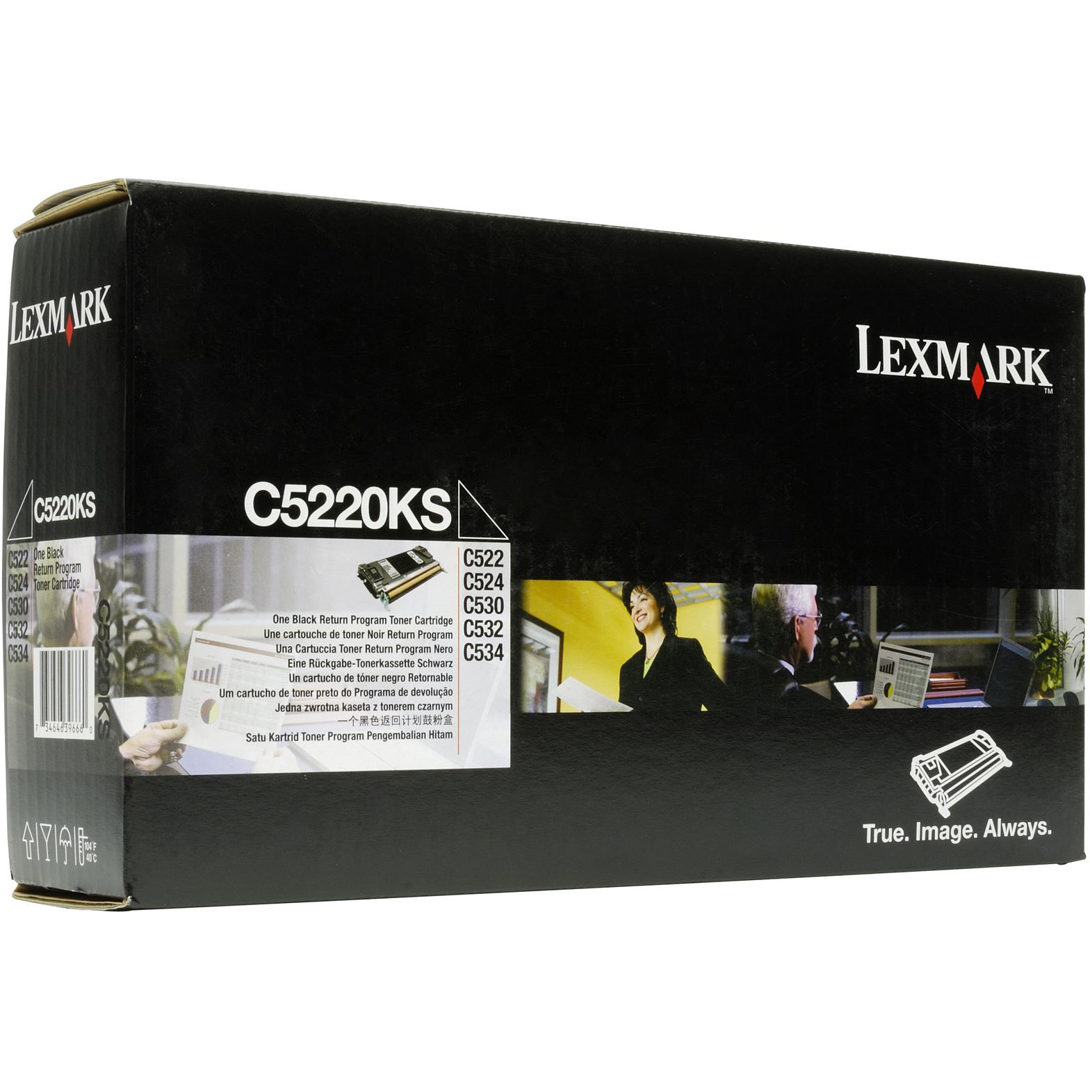 Original Lexmark C5220KS Black Toner Cartridge (C5222KS)