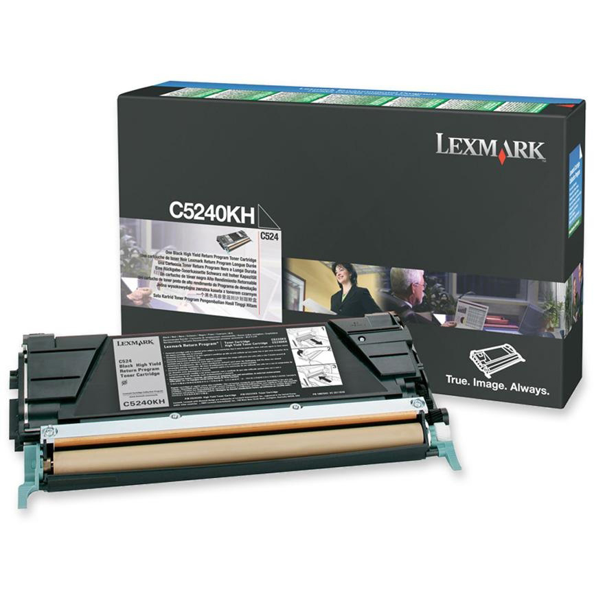 Original Lexmark C5240KH Black High Capacity Toner Cartridge (C5240KH)