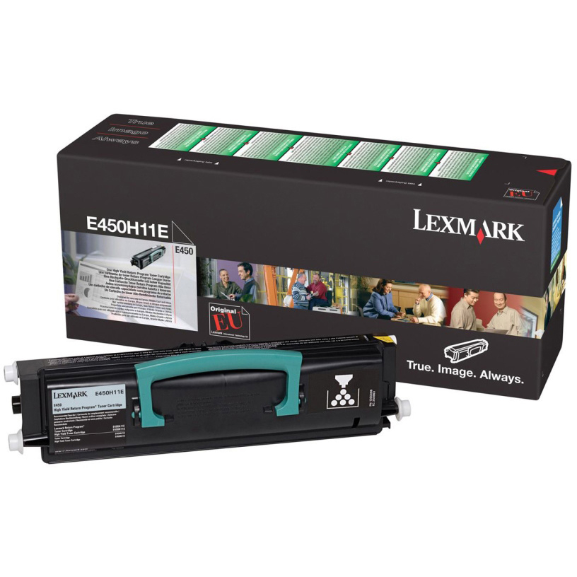 Original Lexmark E450H11E Black High Capacity Toner Cartridge (E450H11E)