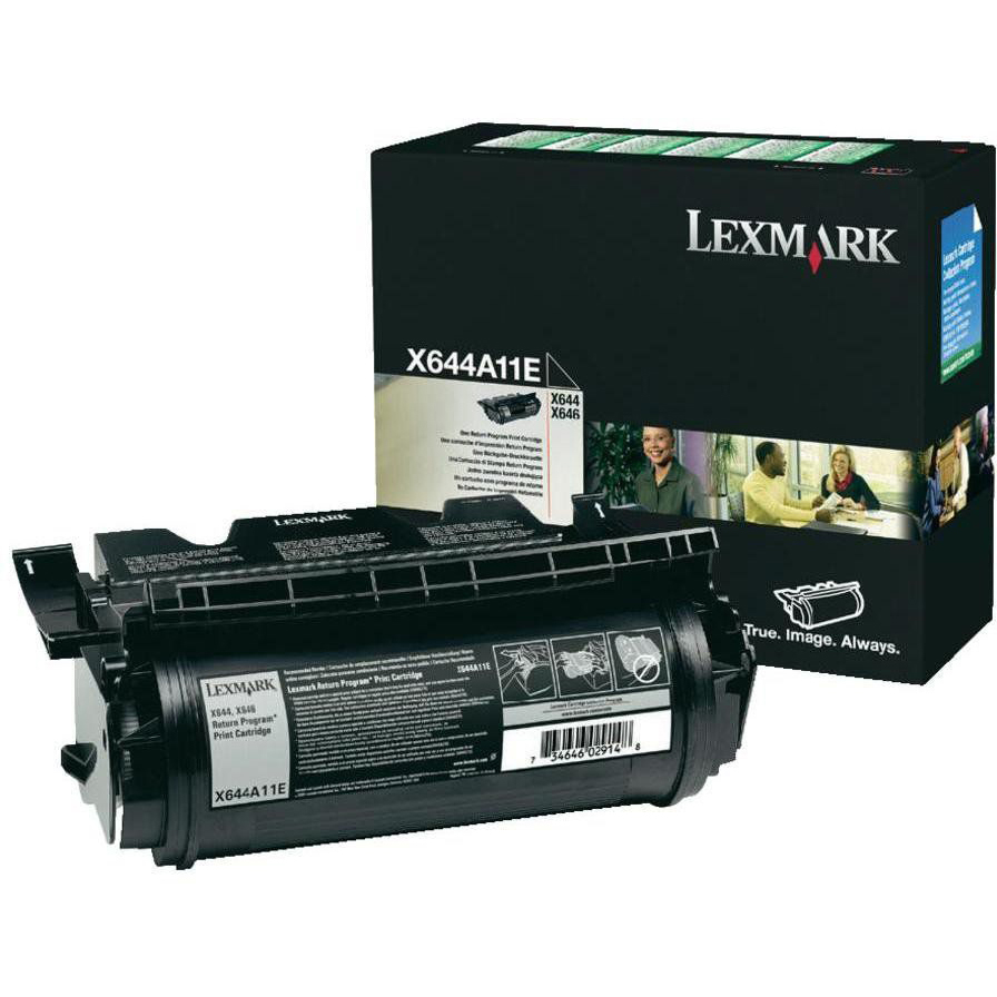 Original Lexmark X644A11E Black Toner Cartridge (X644A11E)