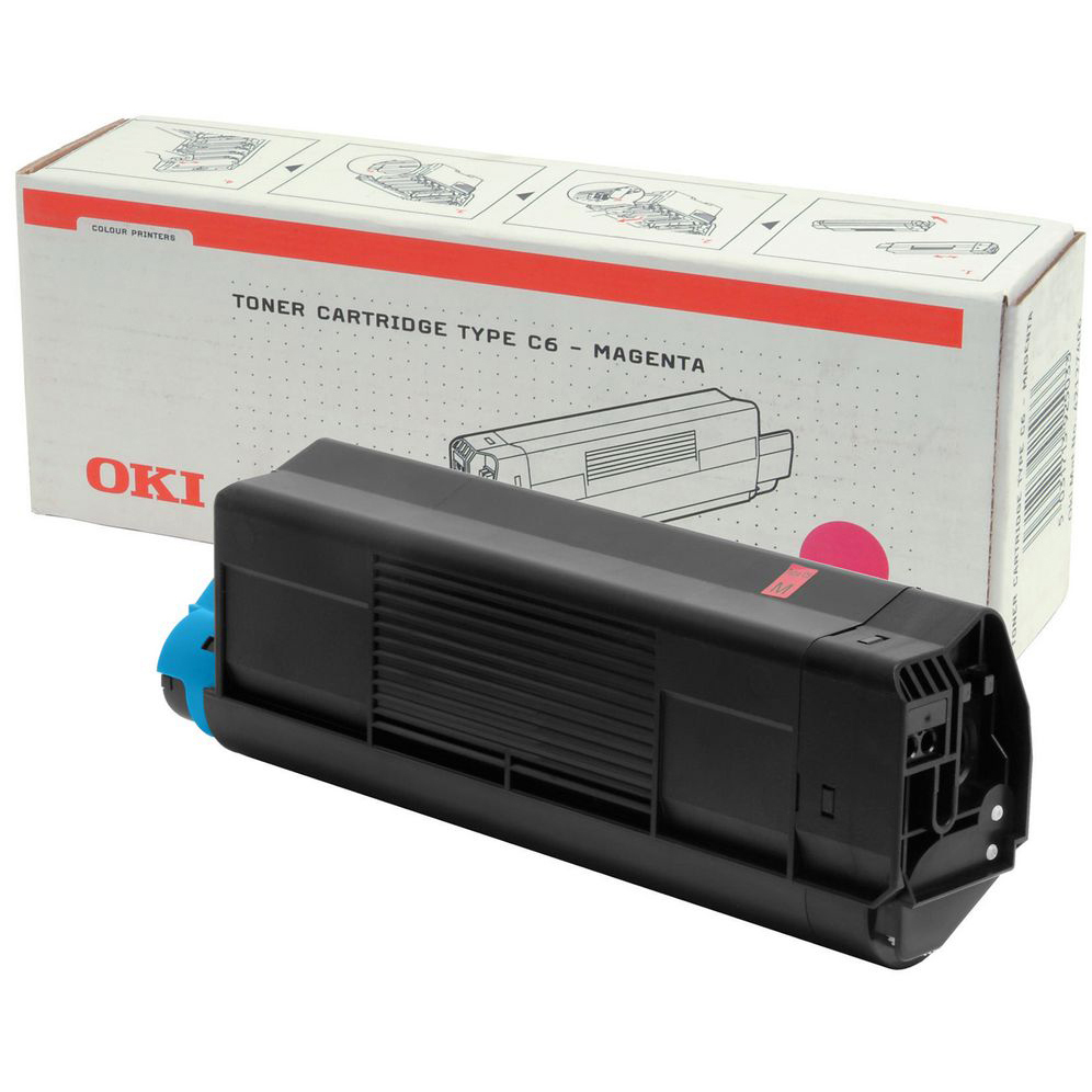 Original OKI 42127406 Magenta High Capacity Toner Cartridge (42127406)