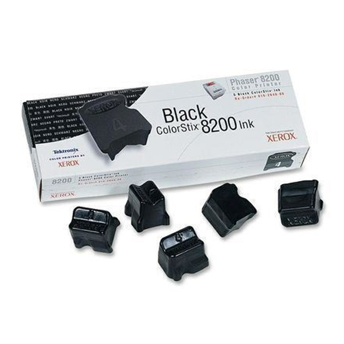 Original Xerox 16204000 Black 5 Pack Solid Ink (016204000)