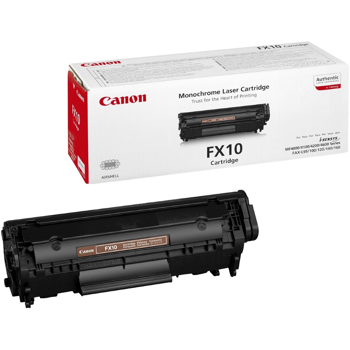 Original Canon FX10 Black Toner Cartridge (0263B002AA)