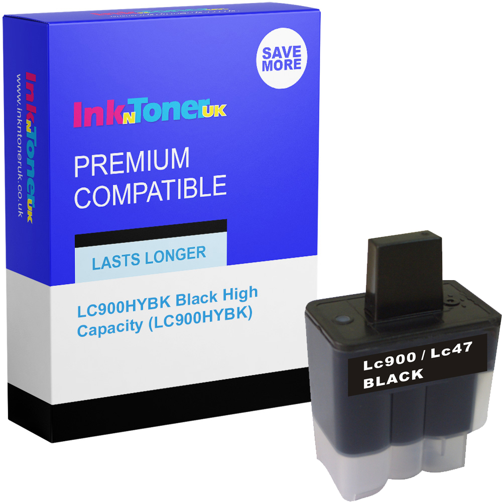 Premium Compatible Brother LC900HYBK Black High Capacity Ink Cartridge (LC900HYBK)