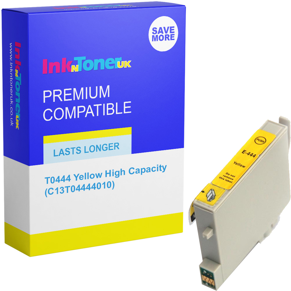 Premium Compatible Epson T0444 Yellow High Capacity Ink Cartridge (C13T04444010) Parasol