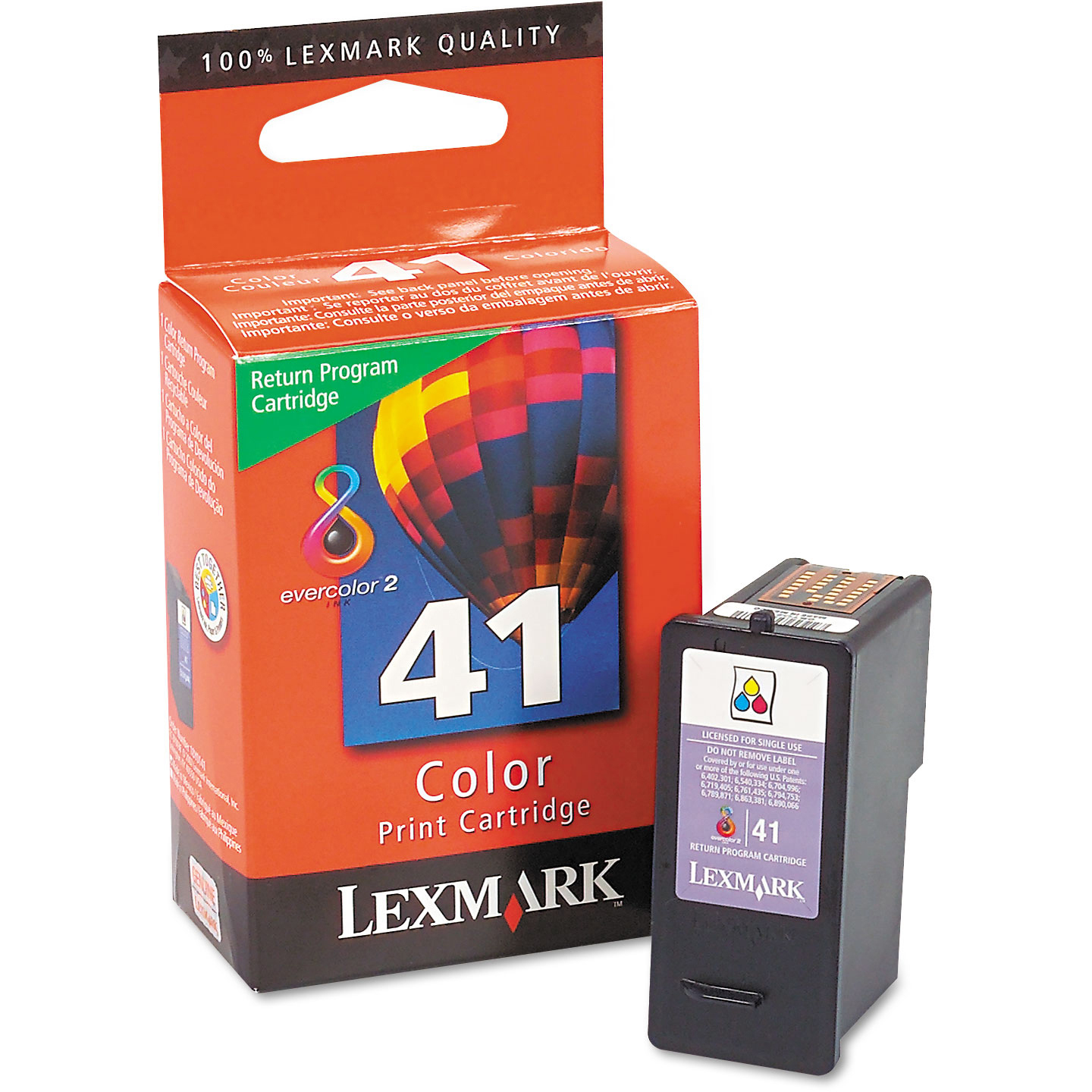 Original Lexmark 41 Colour Ink Cartridge (18Y0141E)