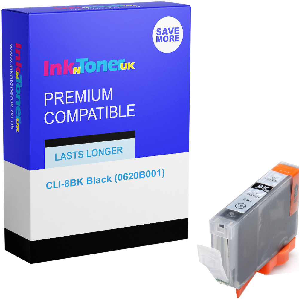 Premium Compatible Canon CLI-8BK Black Ink Cartridge (0620B001)