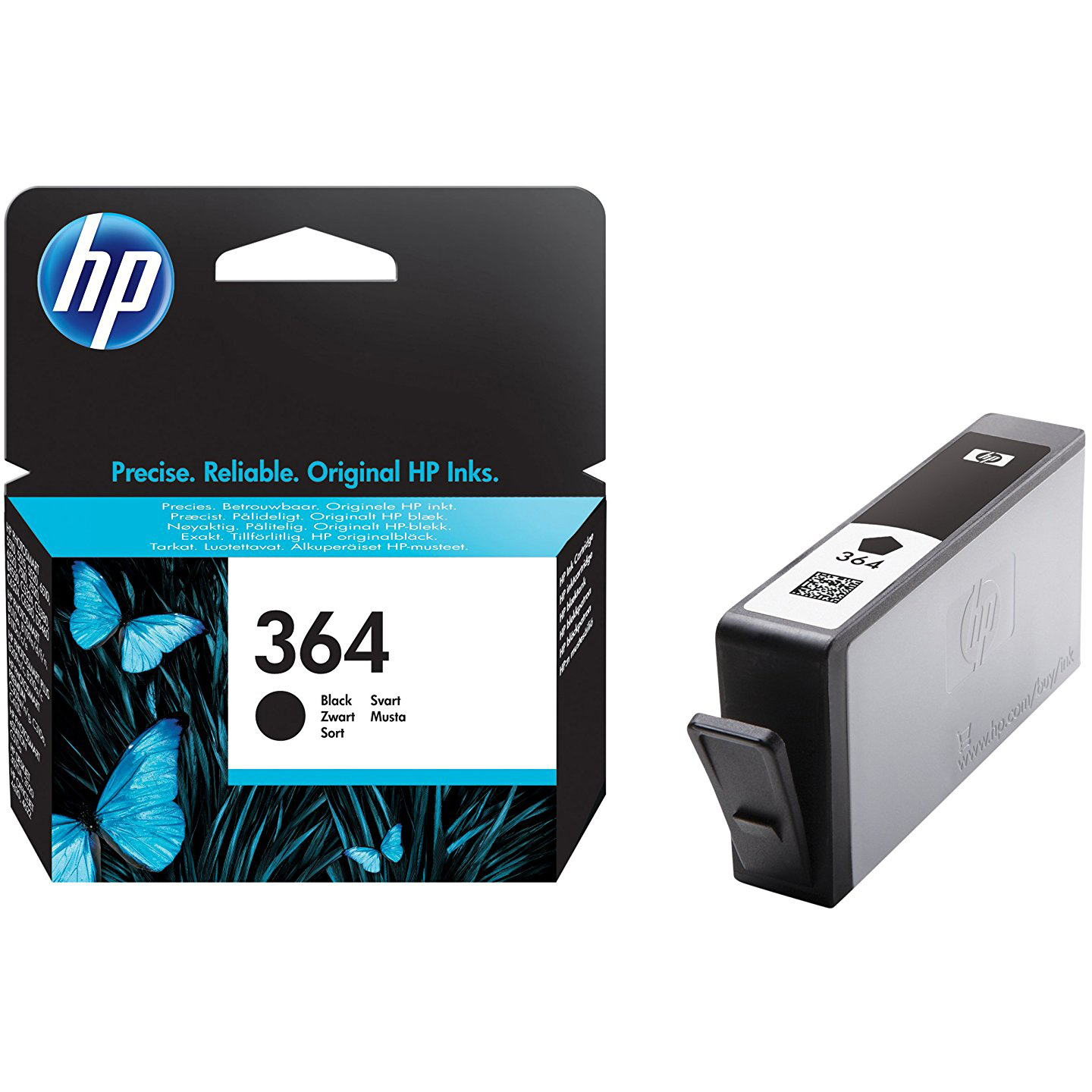 Original HP 364 Black Ink Cartridge (CB316EE)