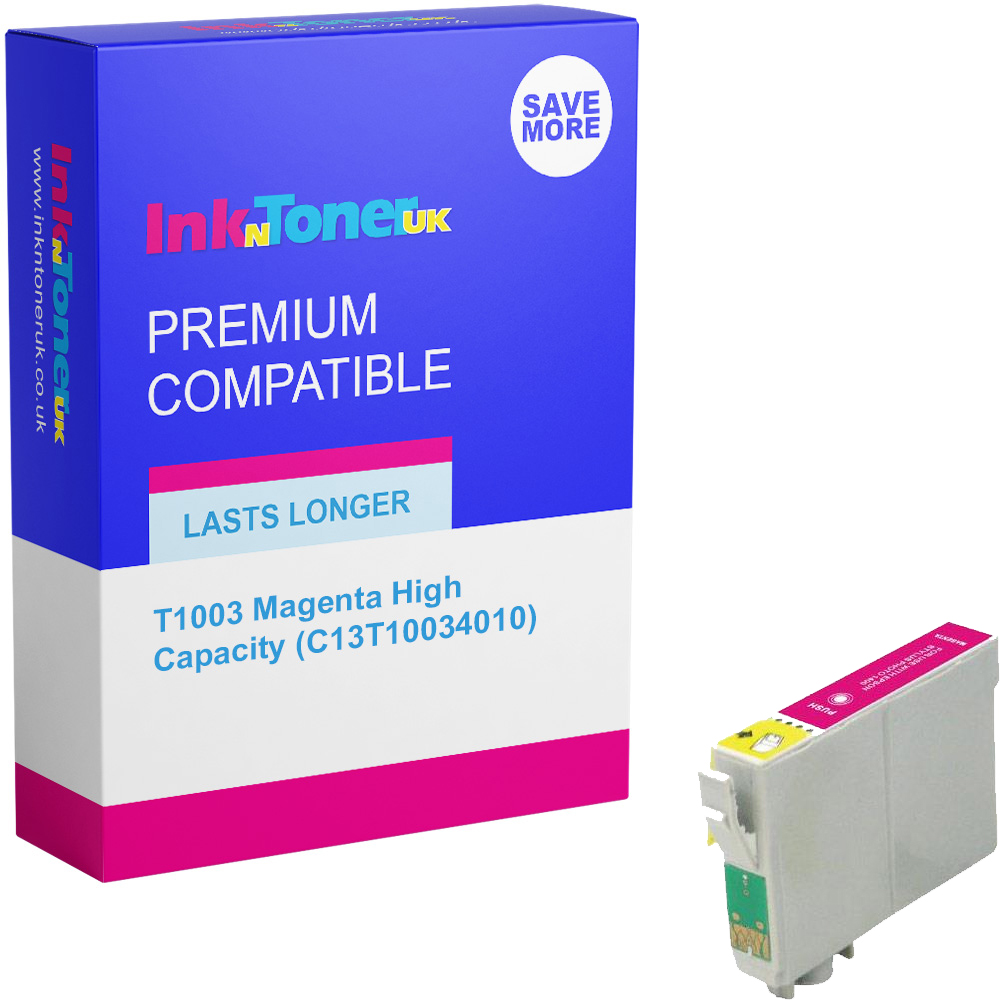 Premium Compatible Epson T1003 Magenta High Capacity Ink Cartridge (C13T10034010) Rhino