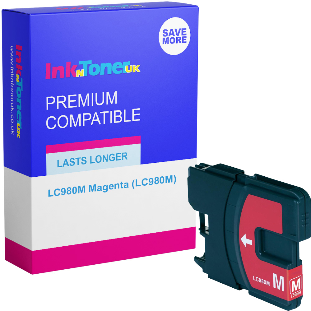 Premium Compatible Brother LC980M Magenta Ink Cartridge (LC980M)