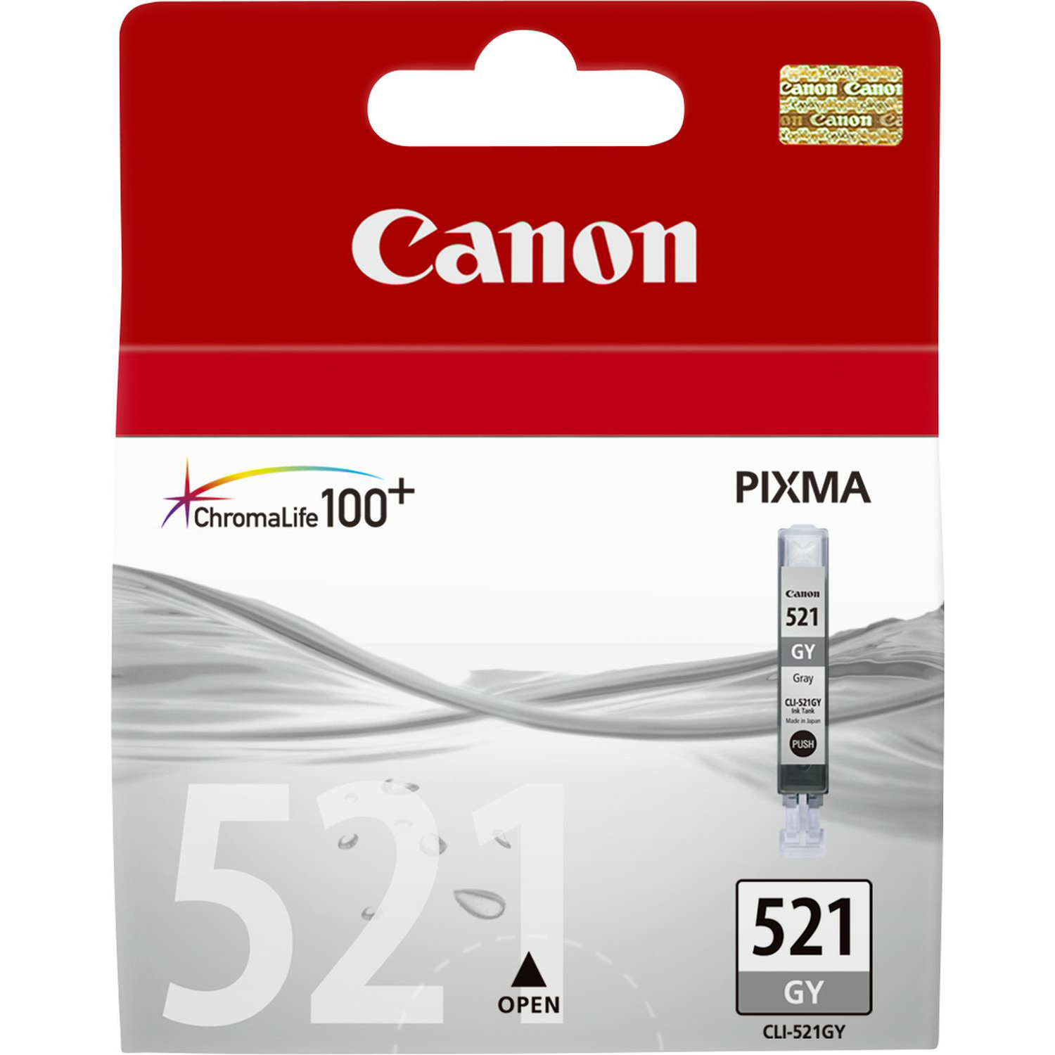 Original Canon CLI-521GY Grey Ink Cartridge (2937B001)