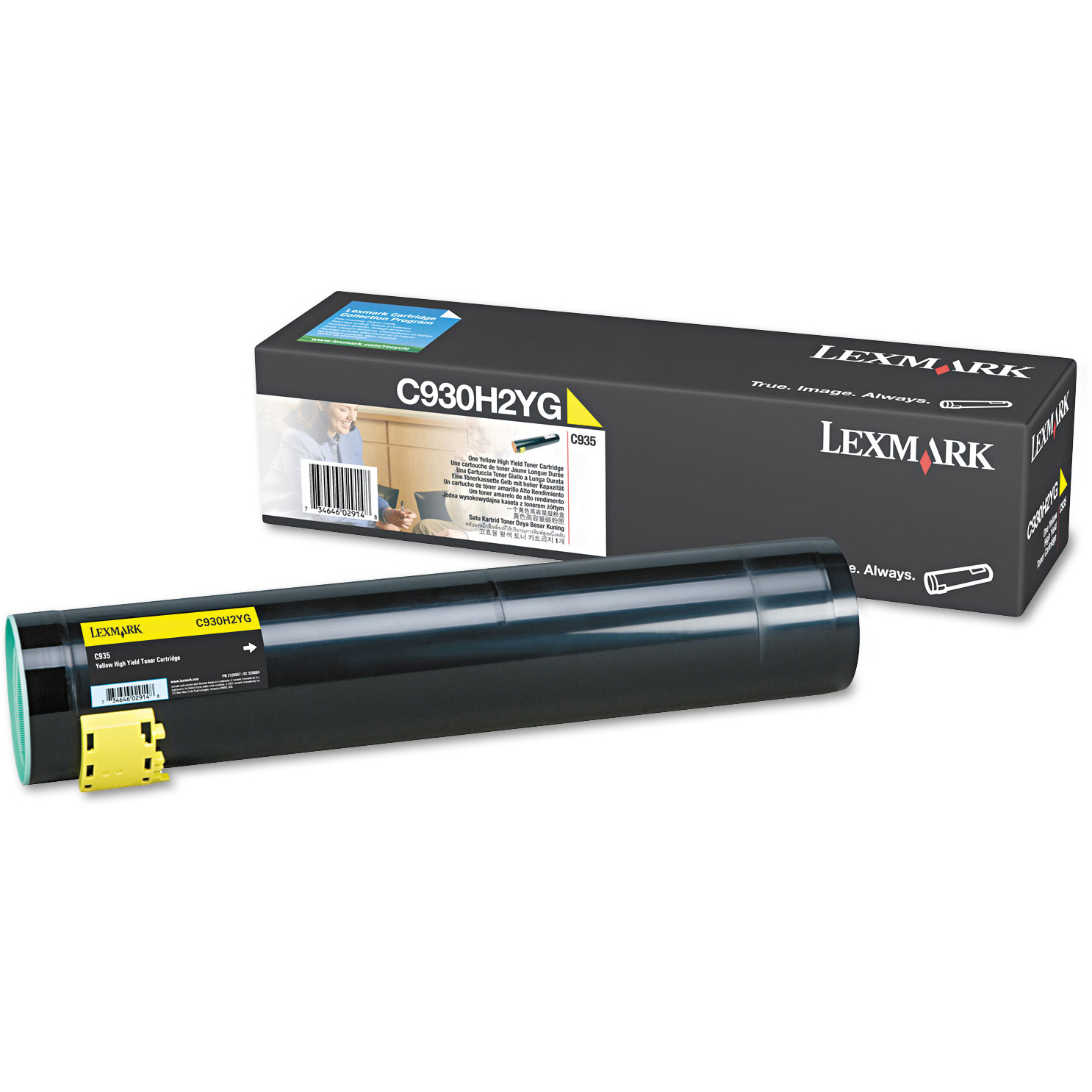 Original Lexmark C930H2YG Yellow High Capacity Toner Cartridge (C930H2YG)