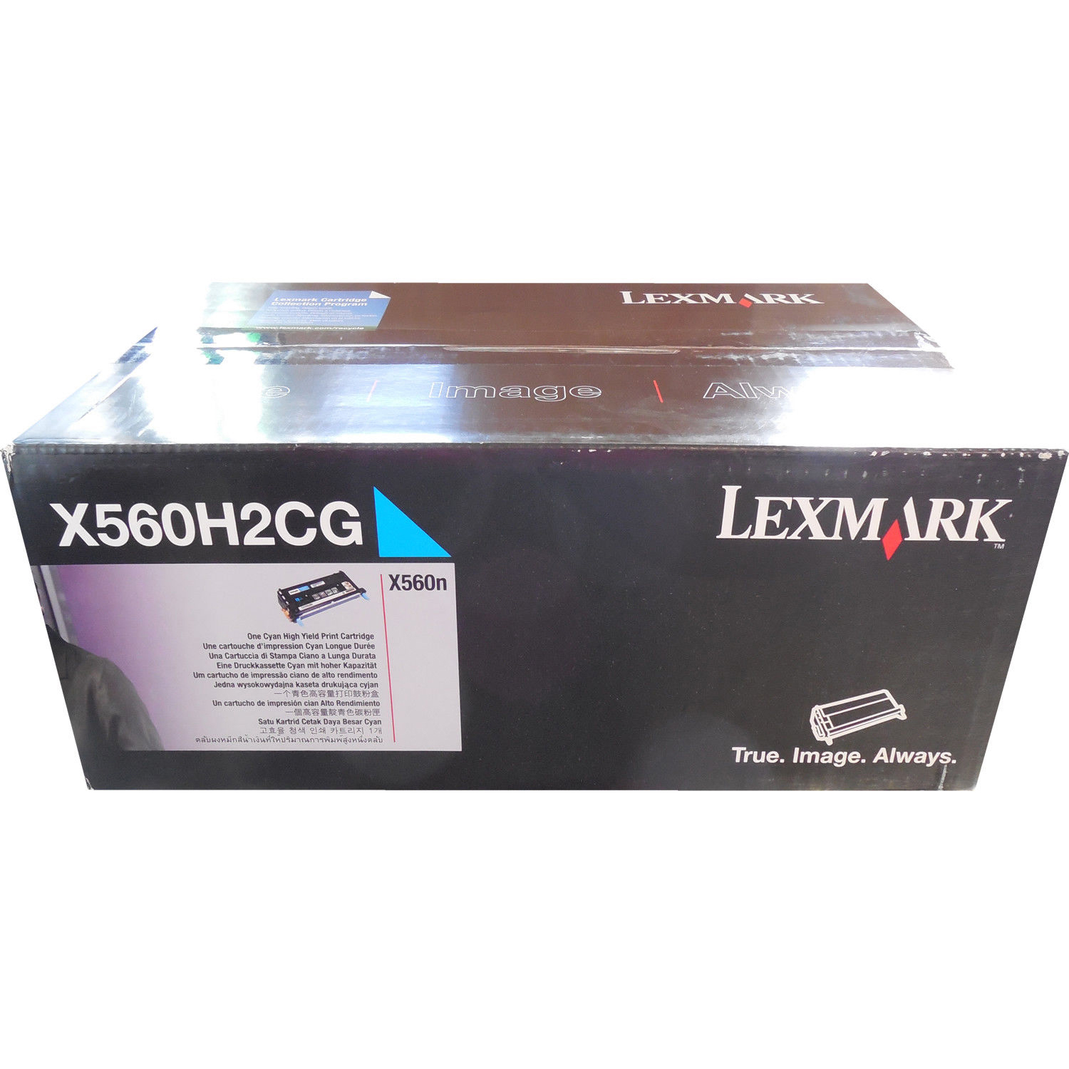 Original Lexmark X560H2CG Cyan High Capacity Toner Cartridge (X560H2CG)