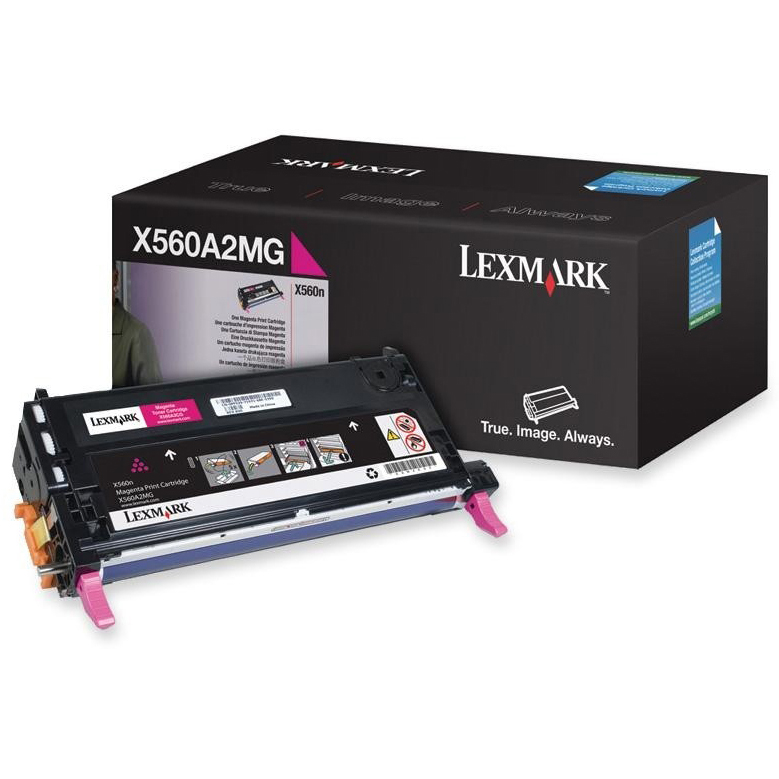 Original Lexmark X560H2MG Magenta High Capacity Toner Cartridge (X560H2MG)