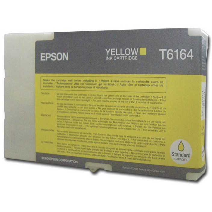 Original Epson T6164 Yellow Ink Cartridge (C13T616400)