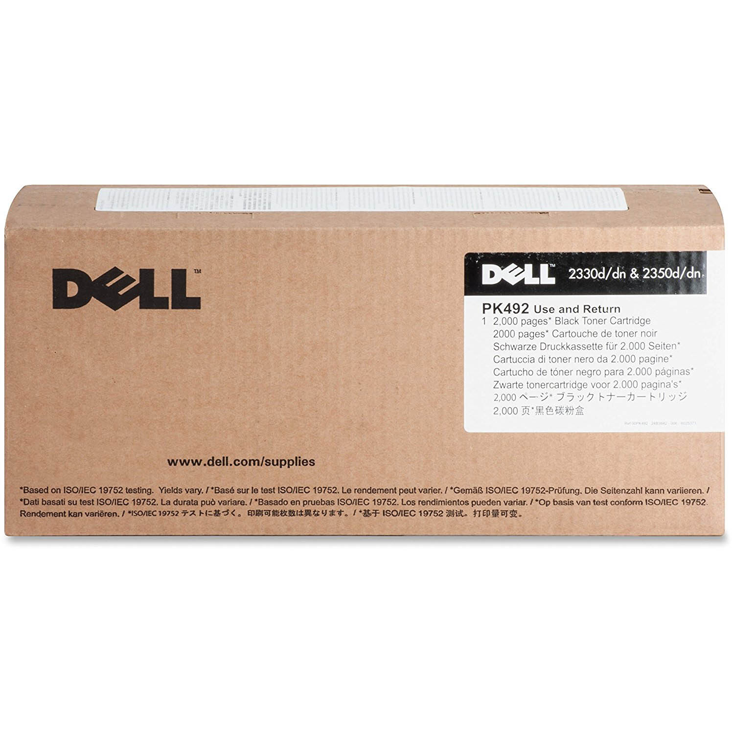 Original Dell PK492 Black Toner Cartridge (593-10337)