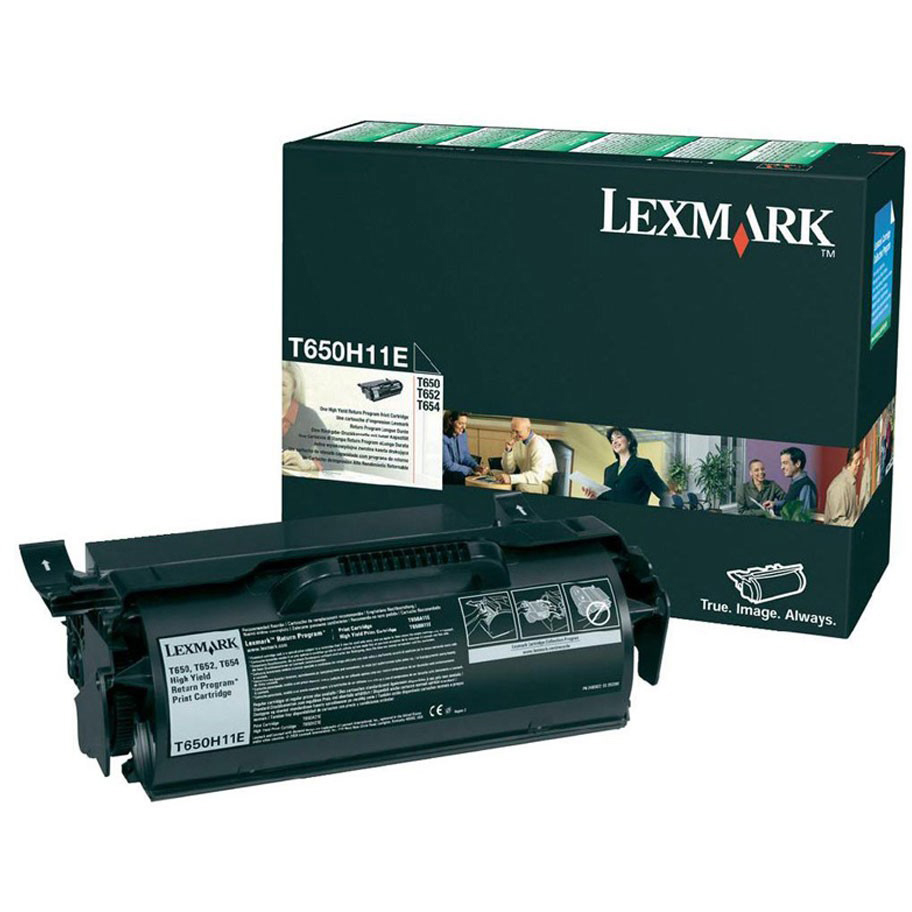 Original Lexmark T650H11E Black High Capacity Toner Cartridge (T650H11E)