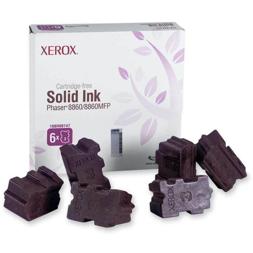Original Xerox 108R00747 Magenta 6 Pack Solid Ink (108R00747)