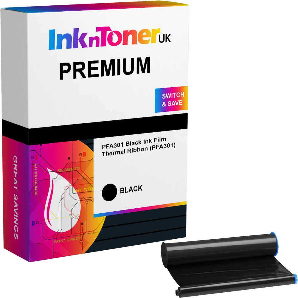 Premium Compatible Philips PFA301 Black Ink Film Thermal Ribbon (PFA301)