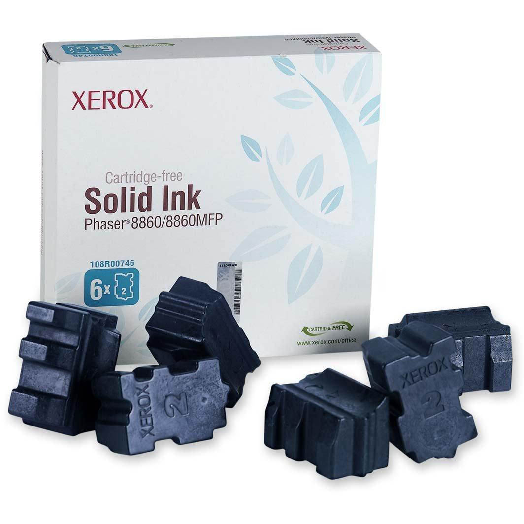 Original Xerox 108R00746 Cyan 6 Pack Solid Ink (108R00746)