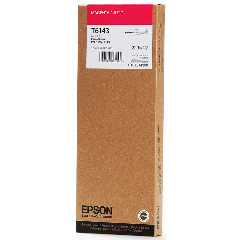 Original Epson T6143 Magenta High Capacity Ink Cartridge (C13T614300)