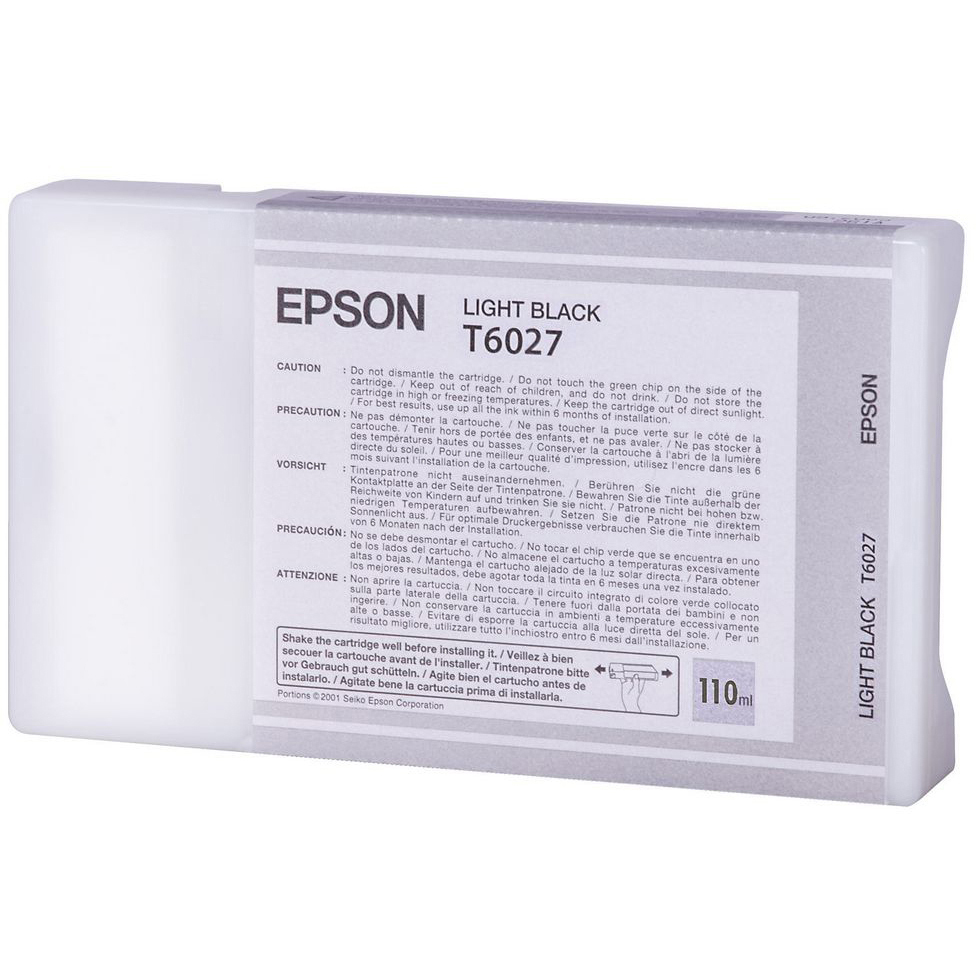 Original Epson T6027 Light Black Ink Cartridge (C13T602700)