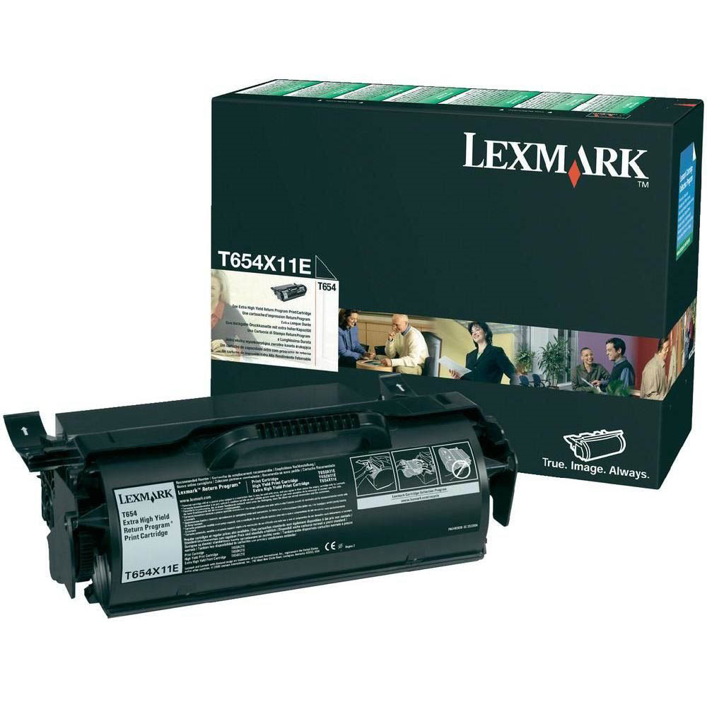 Original Lexmark T654X11E Black Extra High Capacity Toner Cartridge (T654X11E)