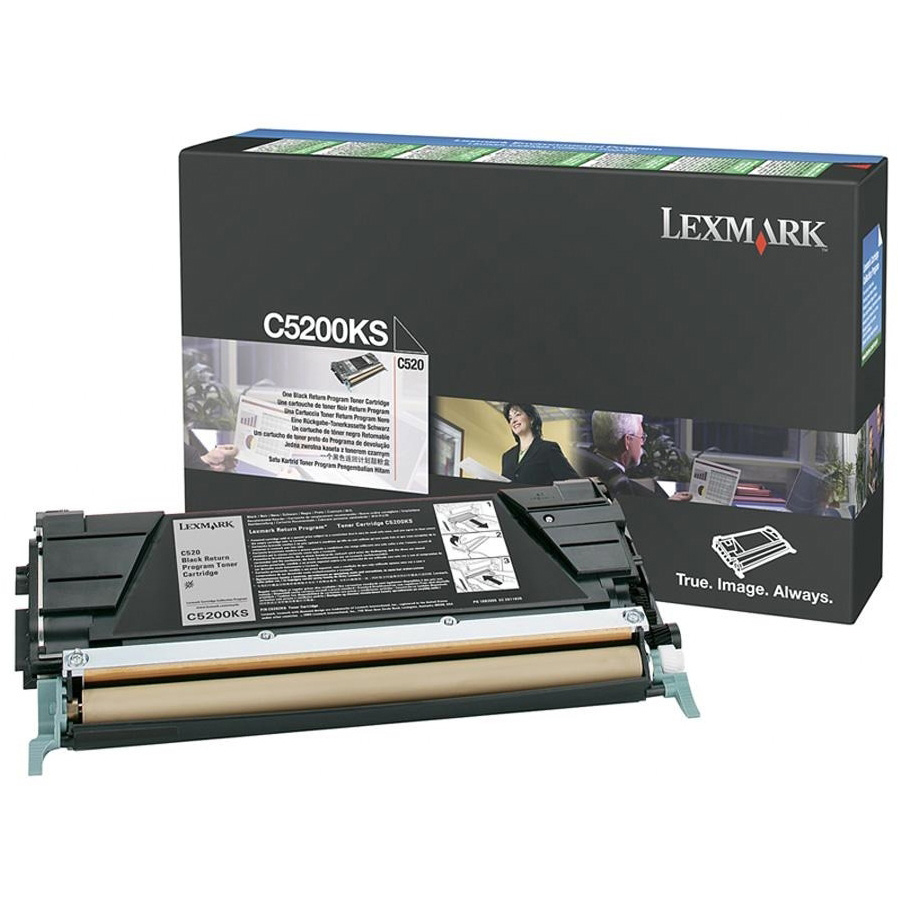 Original Lexmark C5200KS Black Toner Cartridge (C5200KS)