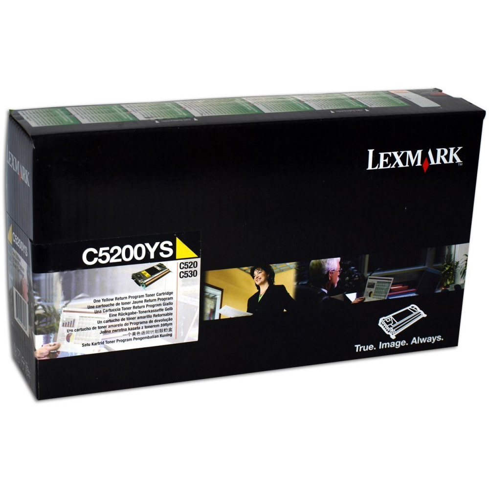 Original Lexmark C5200YS Yellow Toner Cartridge (C5200YS)