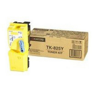 Original Kyocera TK-825Y Yellow Toner Cartridge (TK825Y)
