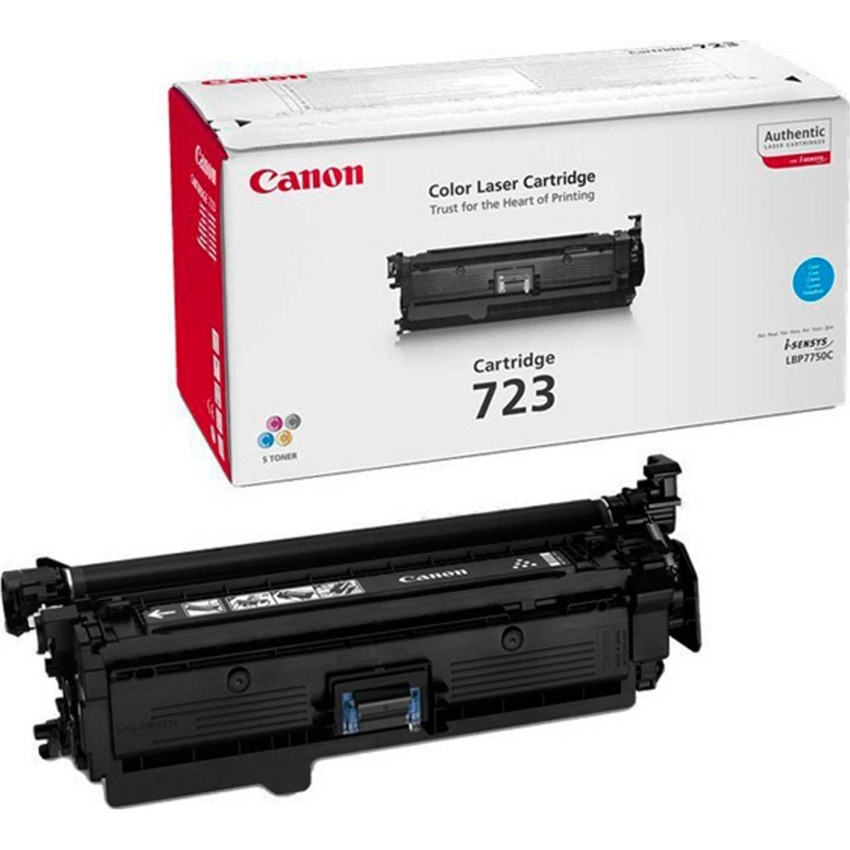 Original Canon 723 Cyan Toner Cartridge (2643B002AA)