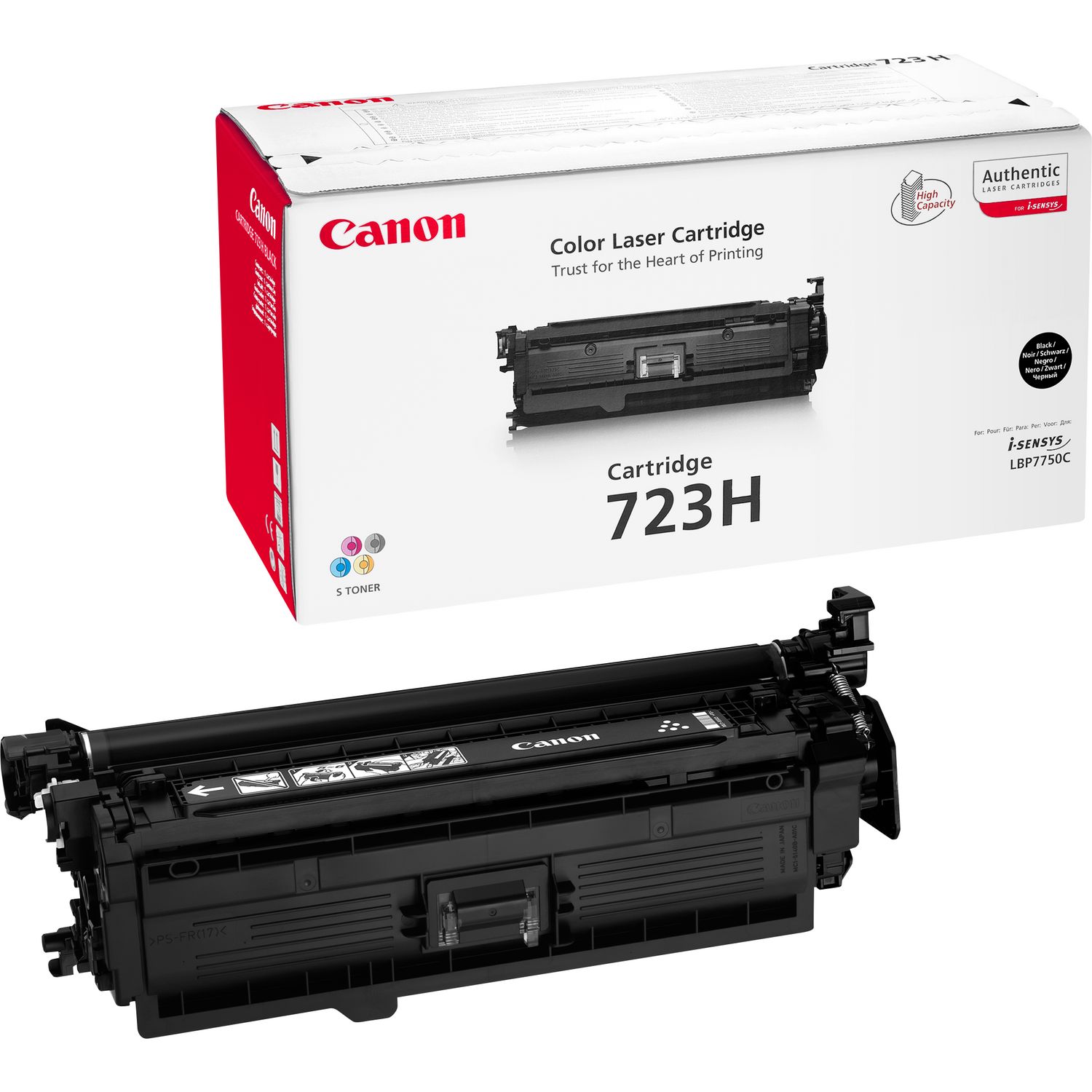 Original Canon 723H Black High Capacity Toner Cartridge (2645B002AA)