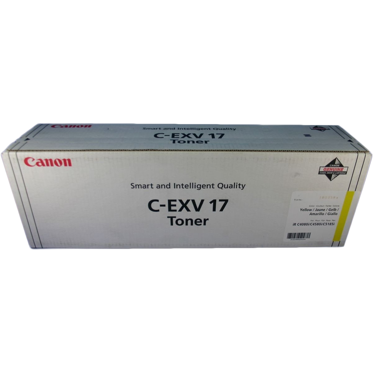 Original Canon C-EXV17 Yellow Toner Cartridge (0259B001AA)