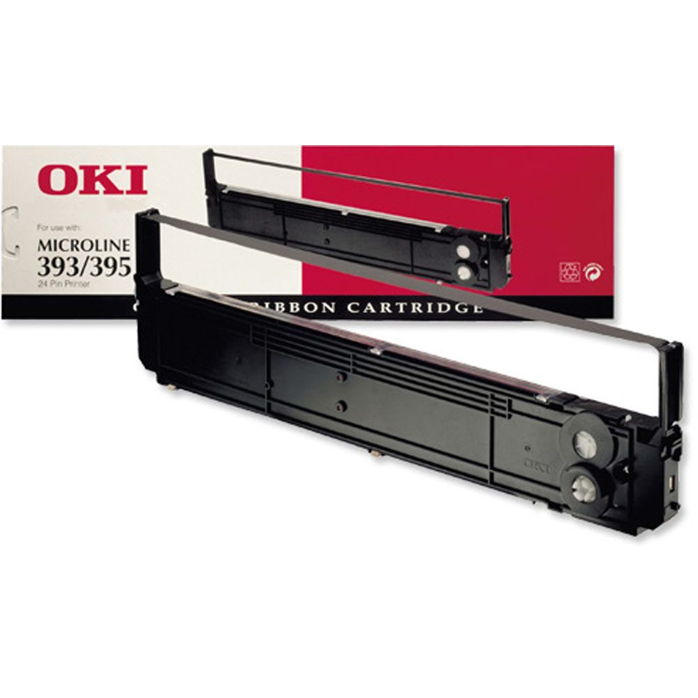 Original OKI 09002311 Black Nylon Ink Ribbon (09002311)