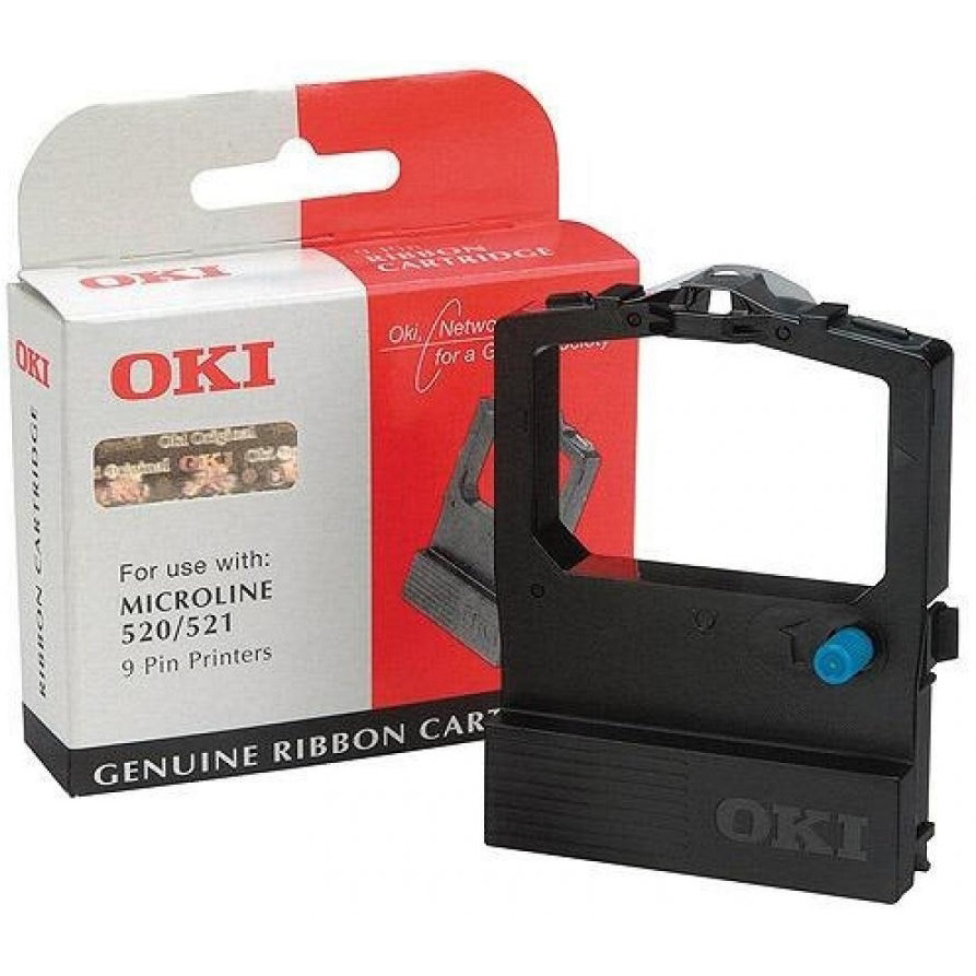 Original OKI 09002315 Black Fabric Ink Ribbon (09002315)
