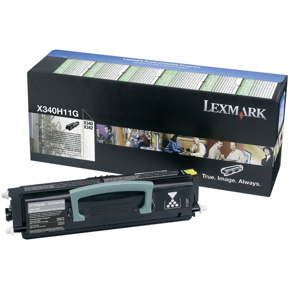 Original Lexmark X340H11G Black High Capacity Toner Cartridge (X340H21G)