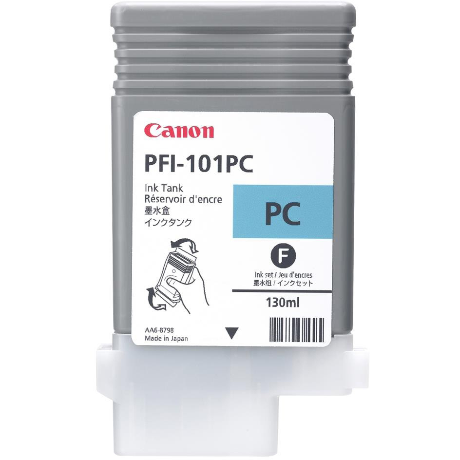 Original Canon PFI-101PC Photo Cyan Ink Cartridge (0887B001AA)