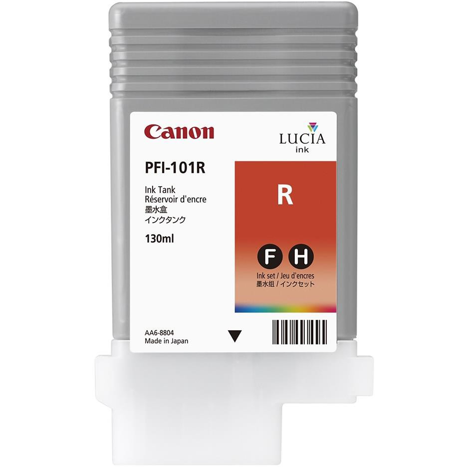 Original Canon PFI-101R Red Ink Cartridge (0889B001AA)