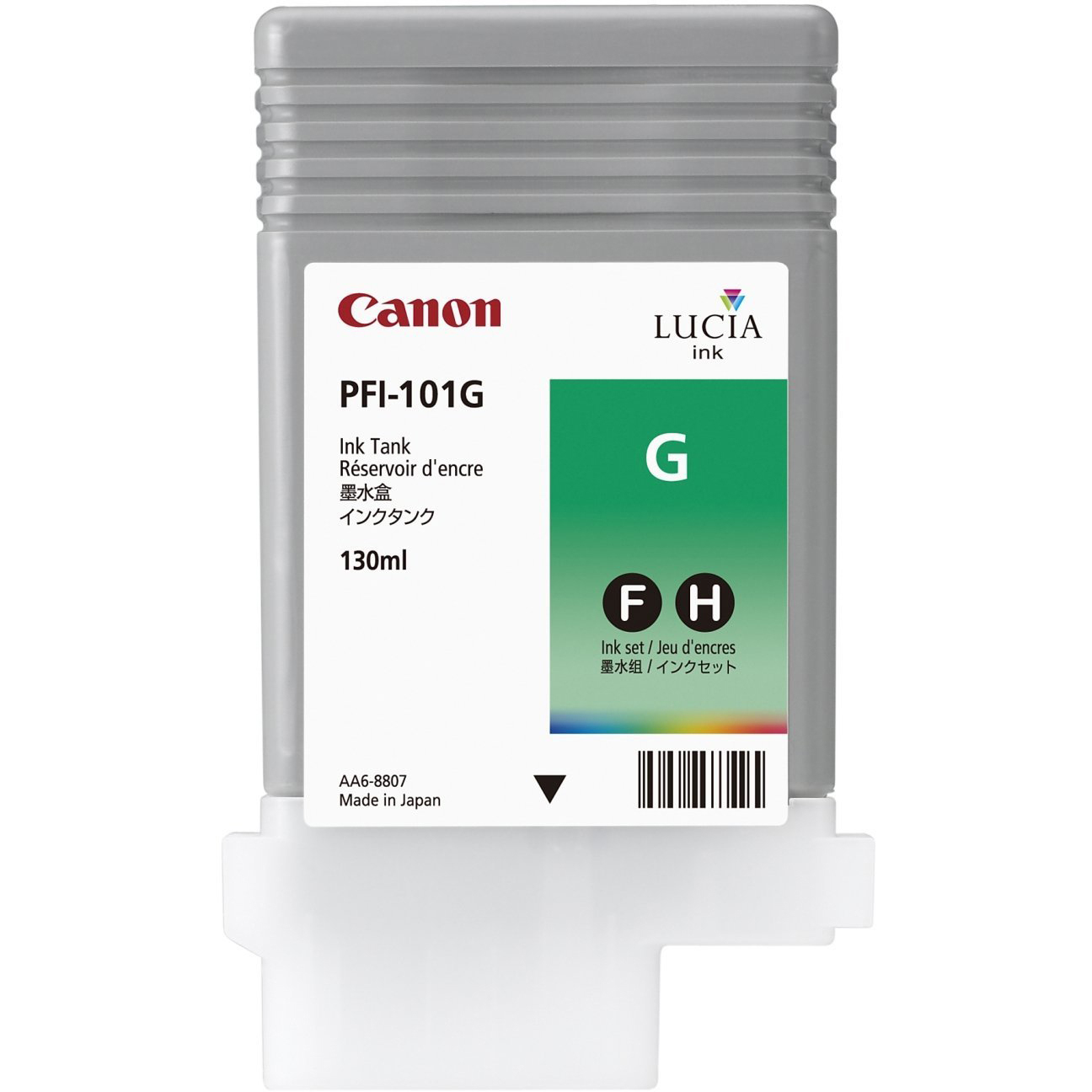 Original Canon PFI-101G Green Ink Cartridge (0890B001AA)