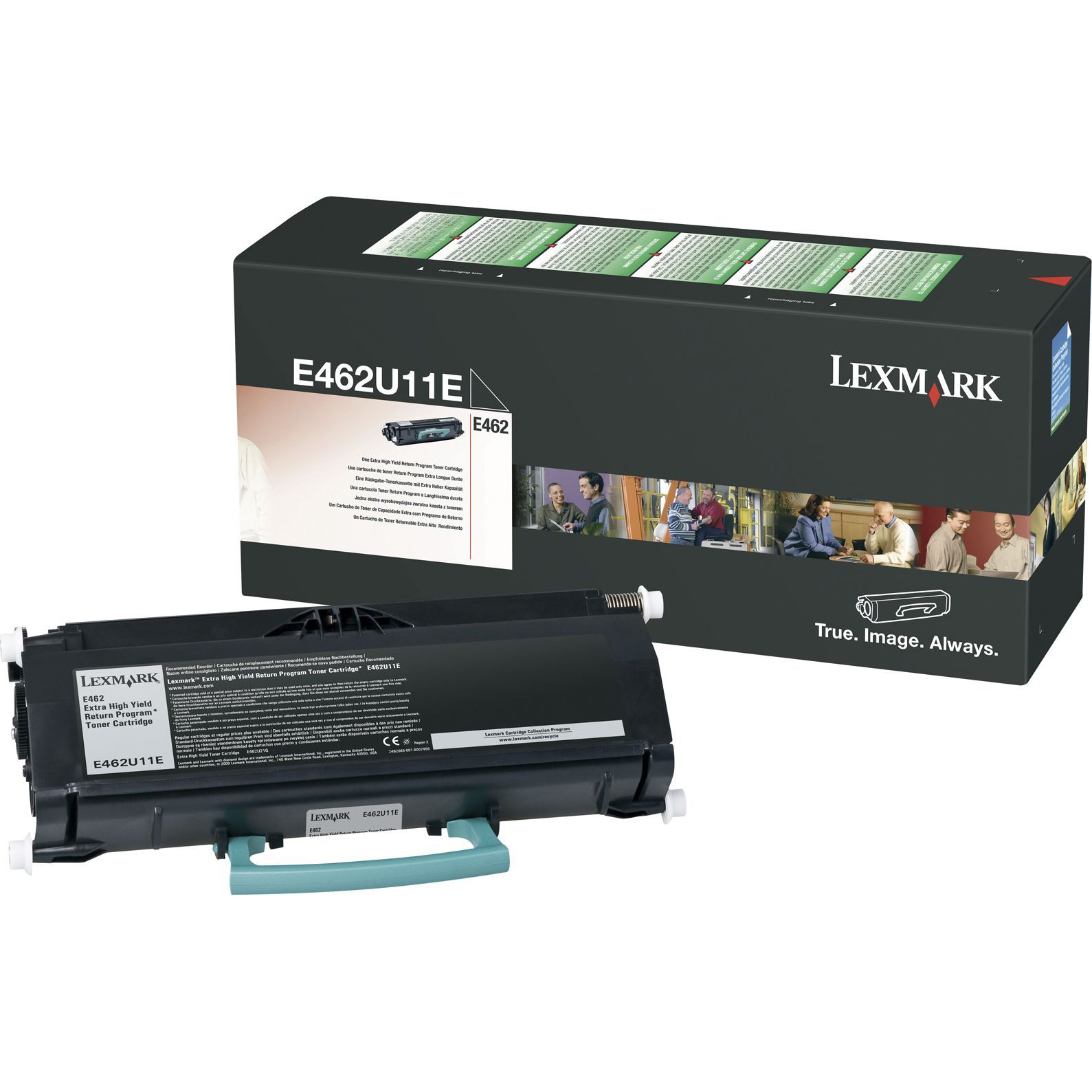Original Lexmark E462U11E Black Extra High Capacity Toner Cartridge (E462U11E)