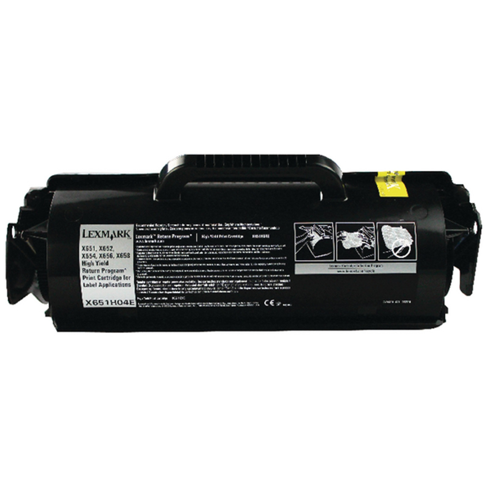 Original Lexmark X651H04E Black Label Application High Capacity Toner Cartridge (X651H04E)