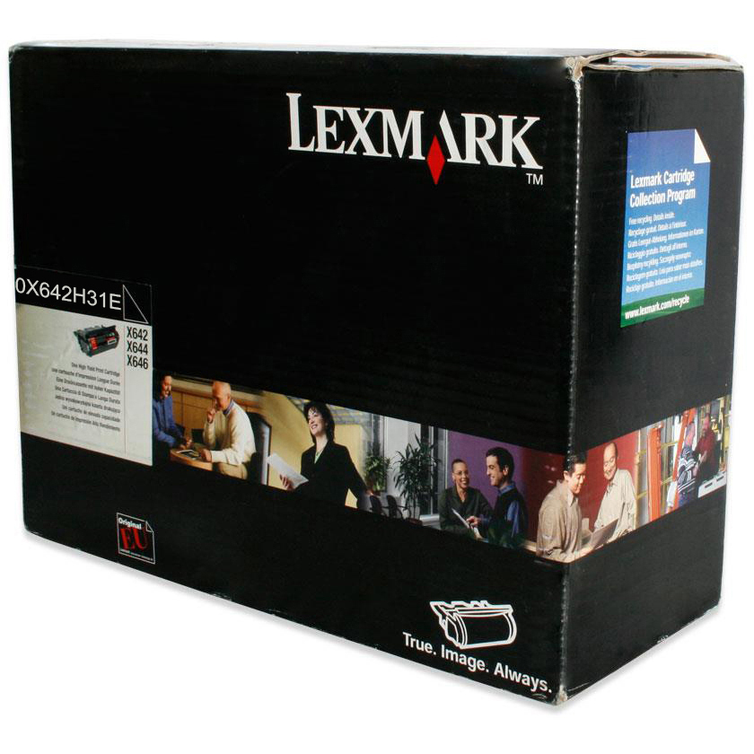 Original Lexmark 0X642H31E Black High Capacity Toner Cartridge (0X642H31E)