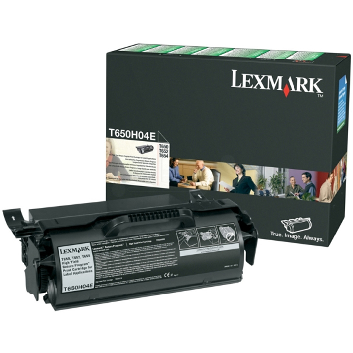 Original Lexmark T650H04E Black Label Application High Capacity Toner Cartridge (T650H04E)